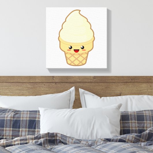 Ice Cream Canvas Afdruk (Insitu (Slaapkamer))