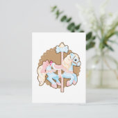 Ice Cream Carousel Briefkaart (Staand voorkant)