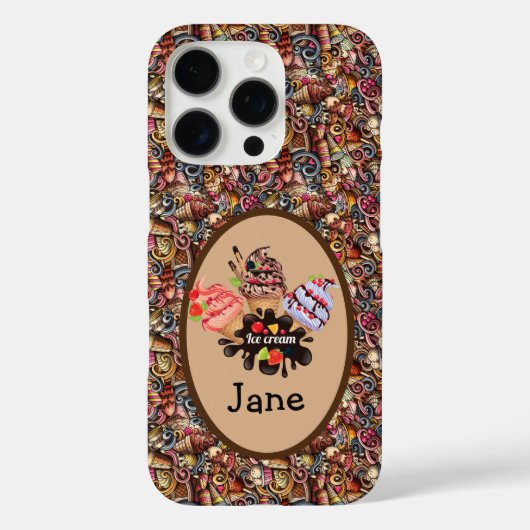 Ice Cream Case-Mate iPhone Case (Achterkant)