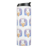 Ice Cream Cat waterverf Thermosbeker (Gedraaid links)