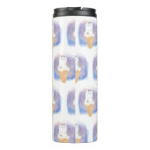 Ice Cream Cat waterverf Thermosbeker (Achterkant)