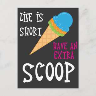 Ice Cream Cft - met ijskap Briefkaart