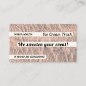 Ice Cream Choco Design Mix Visitekaartje (Voorkant)