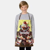 Ice cream chocolade snoep DIY naam jongens meisjes Schort (Gedragen)