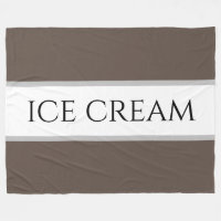 ICE CREAM Chocolate Bruine Vanille Witte Strepen