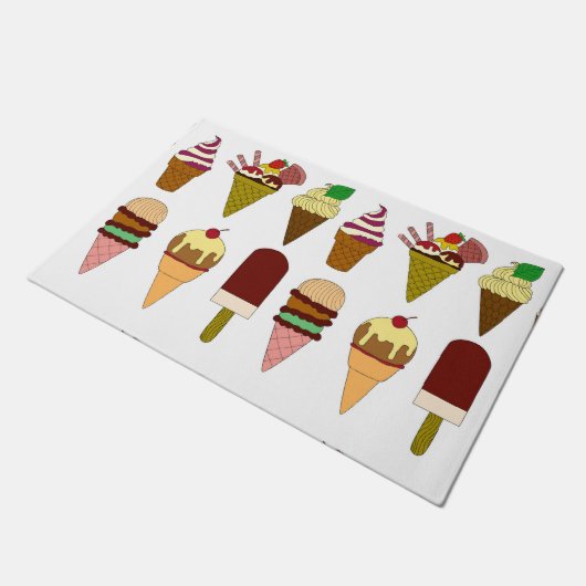 Ice Cream Choice Doormat Deurmat (Schuin)