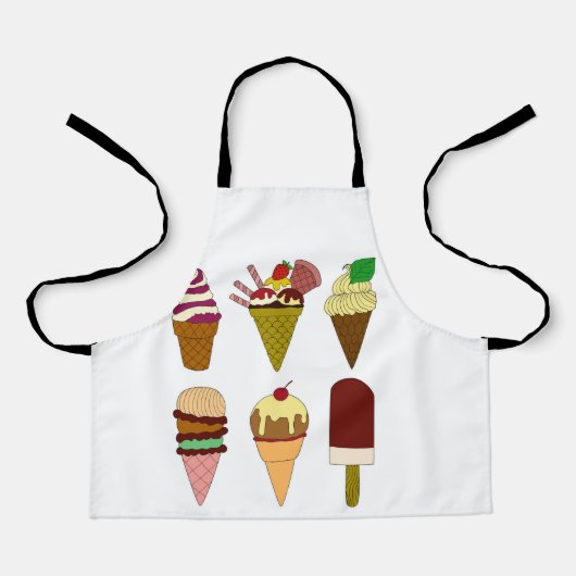 Ice Cream Choice Schort (Voorkant)
