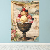 Ice cream Collage Canvas Afdruk (Insitu (Houten vloer))