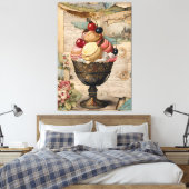 Ice cream Collage Canvas Afdruk (Insitu (Slaapkamer))