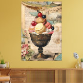 Ice cream Collage Canvas Afdruk (Insitu (Woonkamer))