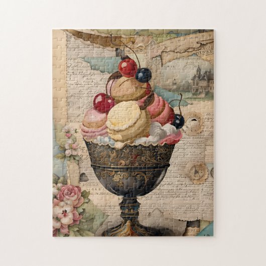Ice cream  Collage Legpuzzel (Verticaal)