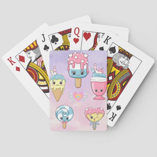 Ice Cream collectie voor baby's Pokerkaarten (Achterkant)