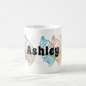 Ice Cream Colorful Outline Aangepaste tekst Koffiemok (Center)