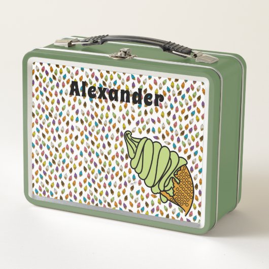 Ice Cream Colorful-Pistachio - Aangepaste tekst (Voorkant)