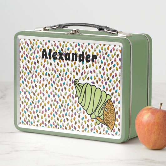 Ice Cream Colorful-Pistachio - Aangepaste tekst (In situ)