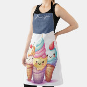 Ice Cream Cone All-Over Print Schort (Insitu)