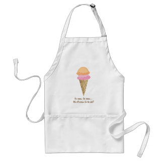 Ice Cream Cone Apron Standaard Schort