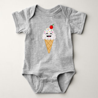 Ice Cream Cone-Baby, één stuk Romper
