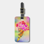 Ice Cream Cone Bag Label Bagagelabel (Voorkant verticaal)