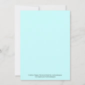 Ice Cream Cone Birthday Party Kaart (Achterkant)