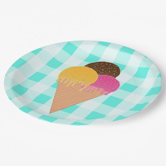 Ice Cream Cone bord (Gekanteld)