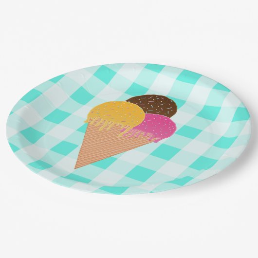 Ice Cream Cone bord (Gekanteld)