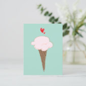 Ice Cream Cone Briefkaart (Staand voorkant)