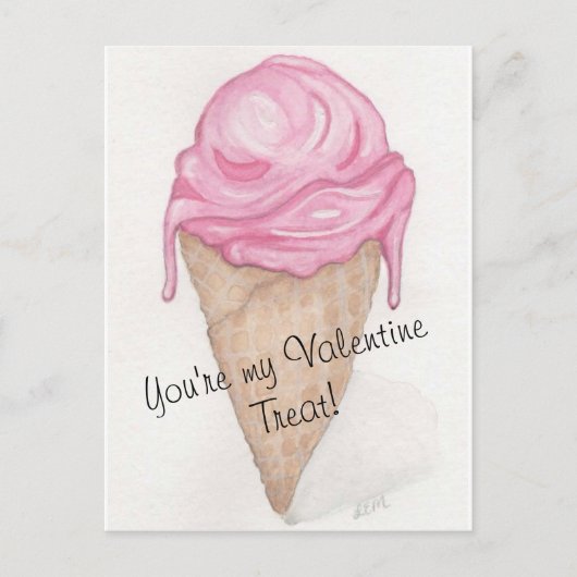 Ice Cream Cone Briefkaart (Voorkant)