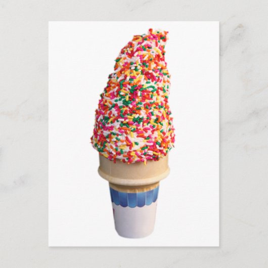 Ice Cream Cone Briefkaart (Voorkant)