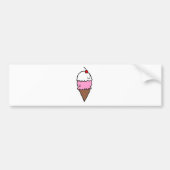 Ice Cream Cone Bumpersticker (Voorkant)