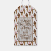 Ice Cream Cone Cadeaulabel (Voorkant)