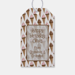 Ice Cream Cone Cadeaulabel