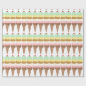 Ice Cream Cone Cadeaupapier (Vlak)