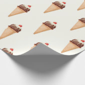 Ice Cream Cone Cadeaupapier (Hoek)