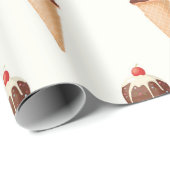 Ice Cream Cone Cadeaupapier (Rol Hoek)
