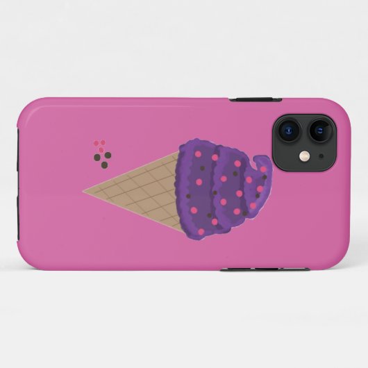 Ice Cream Cone Case-Mate iPhone Case (Achterkant (horizontaal))