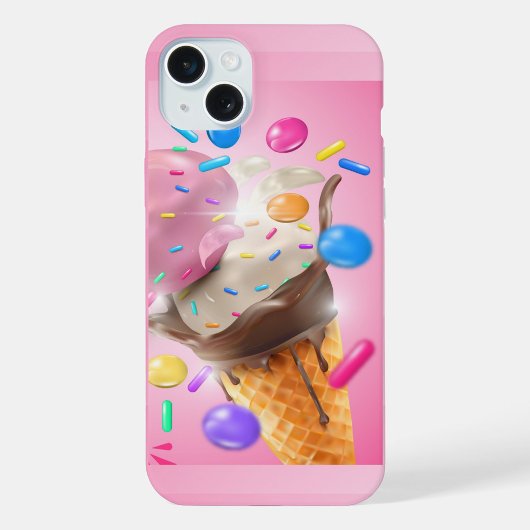 Ice Cream Cone Case-Mate iPhone Hoesje 15 Plus Case