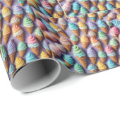 Ice Cream Cone Collectie Cadeaupapier (Rol Hoek)