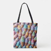 Ice Cream Cone Collectie Tote Bag (Achterkant)
