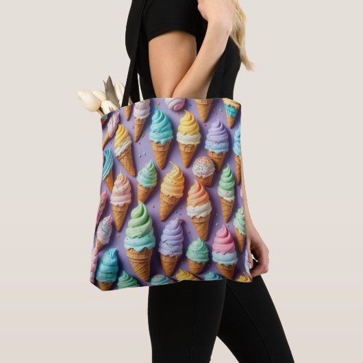 Ice Cream Cone Collectie Tote Bag (Dichtbij)