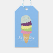 Ice Cream Cone Custom Cadeaulabel (Voorkant)