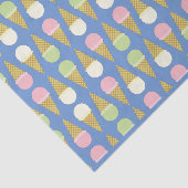 Ice Cream Cone Cute 1st Birthday Party Tissuepapier (Detail)