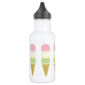 Ice Cream Cone Cute Kinder Water Flacon met naam Waterfles (Links)