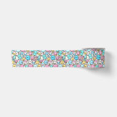 Ice Cream Cone en Popsicle Doodles Satijnen Lint (Voorkant)