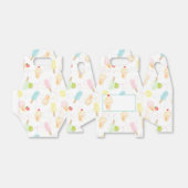 Ice Cream Cone en Popsicle Favor Boxes Bedankdoosjes (Uitgevouwen)