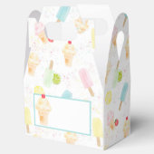 Ice Cream Cone en Popsicle Favor Boxes Bedankdoosjes (Geopend)