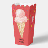 Ice Cream Cone Favor Box Bedankdoosjes (Achterkant)