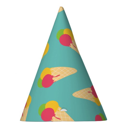 Ice Cream Cone Feesthoedjes (Rechts)