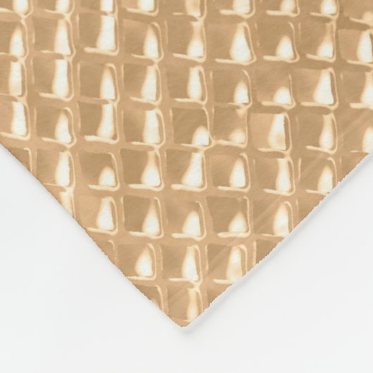 Ice Cream Cone Fleece Deken (Hoek)