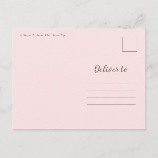 Ice Cream Cone Foto's Birthday Party Uitnodiging Briefkaart (Achterkant)